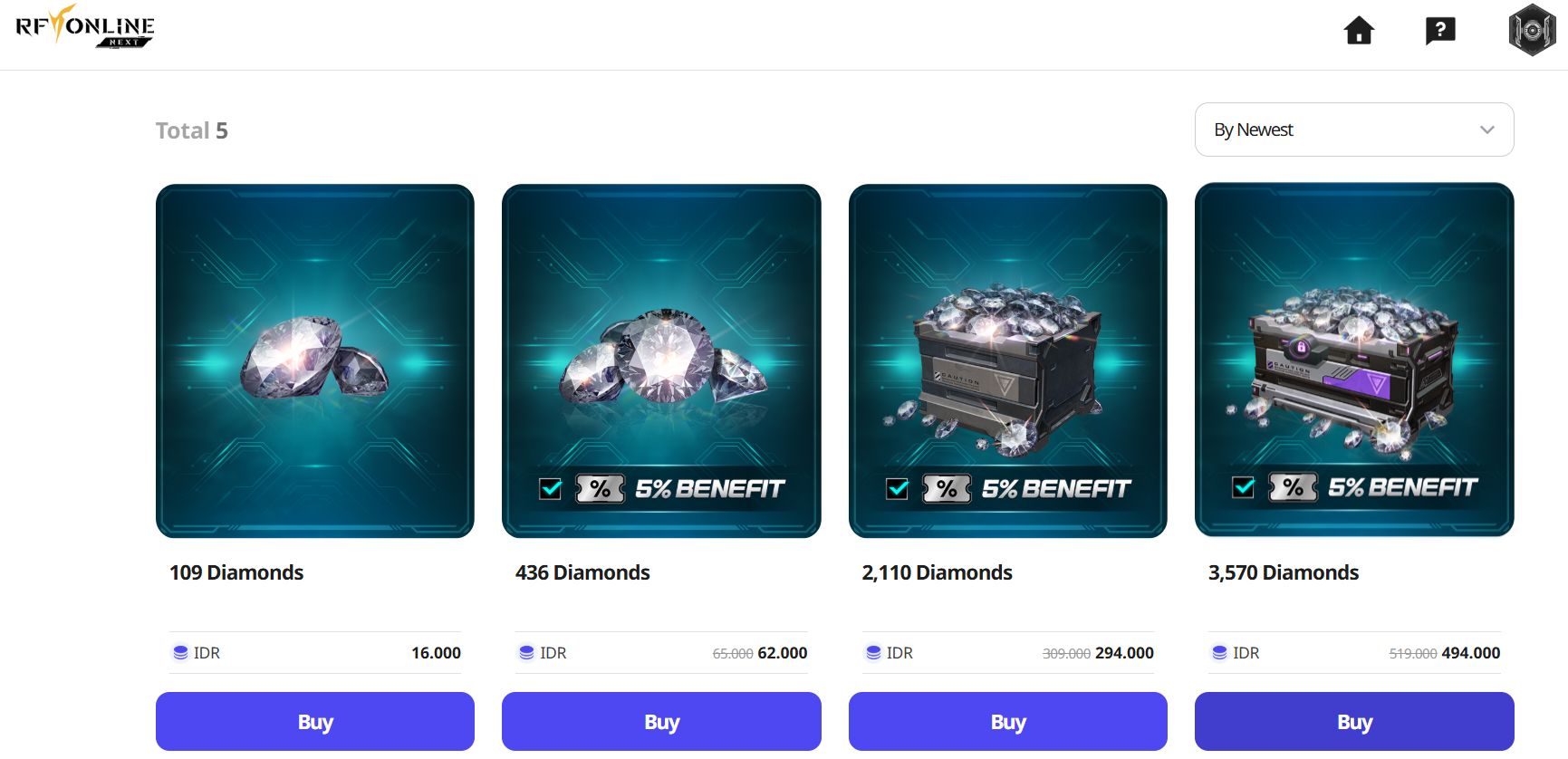 Dimond Pack Razer Razer Gold & Silver - The Ultimate Game & Entertainment Recharge