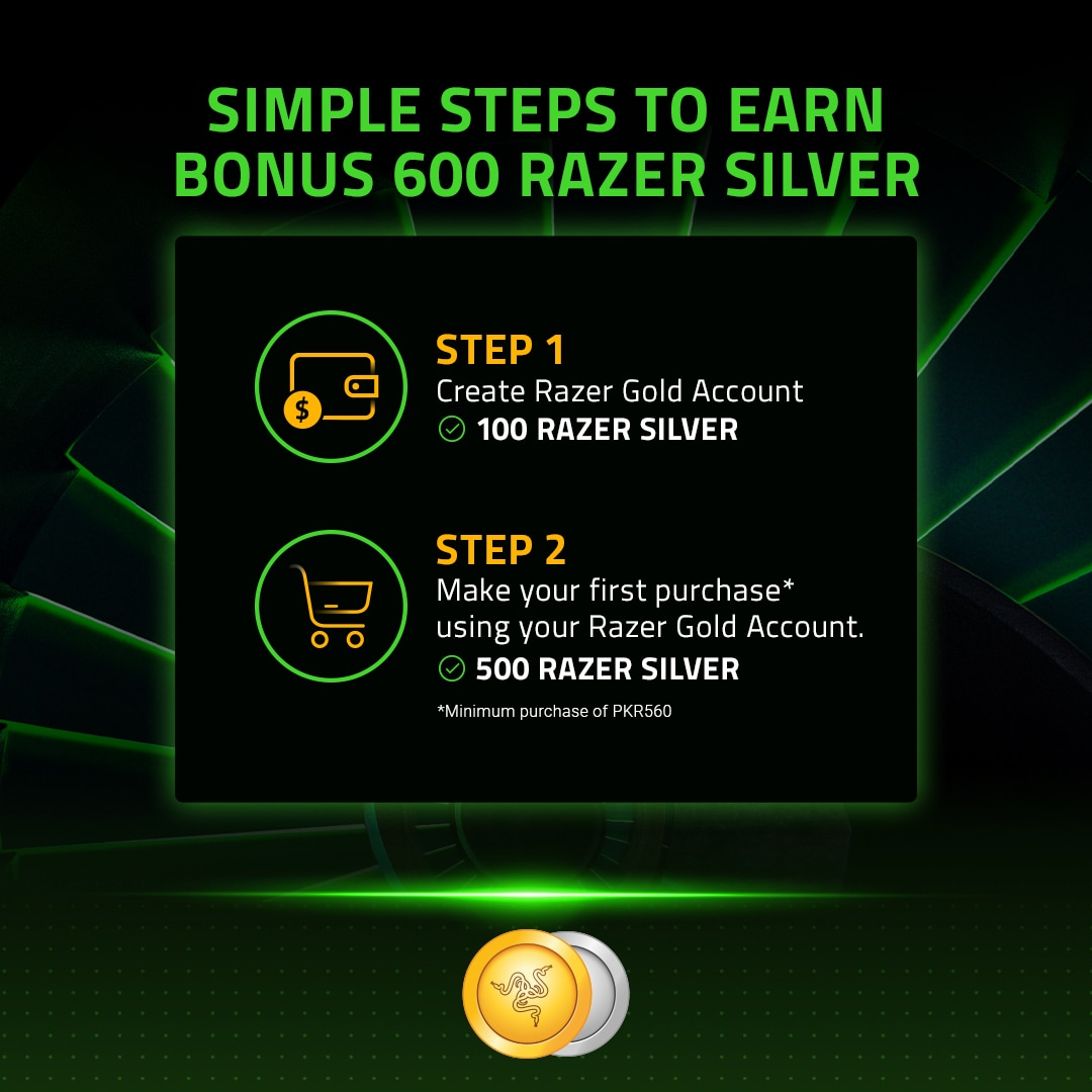 Razer Gold & Silver - The Ultimate Game & Entertainment Recharge